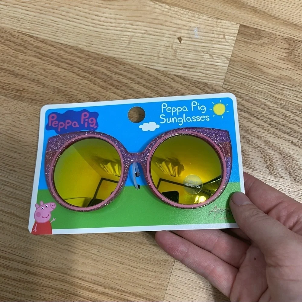 Peppa Pig Sunglasses NWT 100% UV Protection Pink Kids